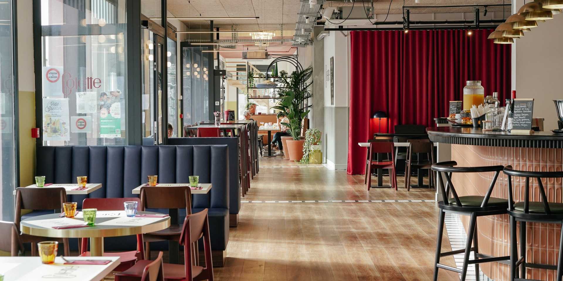 Design of a bistronomic restaurant in Tours by an interior architect