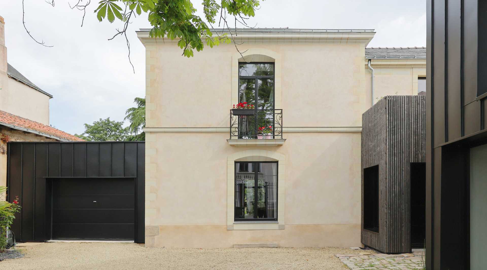 Extension of a town house made by an architect in Tours